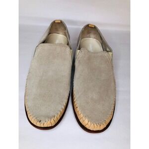 Tommy Bahama Men's Wilkinson Loafers Suede Slip On Shoes Parchment Size 8D